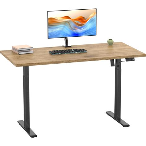 Altura de escritorio ajustable Lona 140x80 71x140x80 - VCM