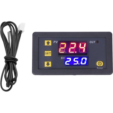 Régulateur de Température Numérique 3230 - Module Thermostat à Affichage Digital - Interrupteur de Contrôle Micro Chauffage Refroidissement - Panneau de Commande Thermique Précis (1/5)
