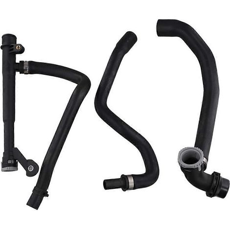 Tuyau de sortie de refroidisseur d'huile (3 pièces) vers pompe à eau, compatible avec Land Rover LR2 et Volvo (références LR005563, LR005564 et LR005566). (1/5)