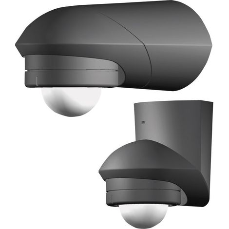 Grothe 94534 Aufputz PIR-Bewegungsmelder 240 ° Relais Schwarz IP55 (1/3)