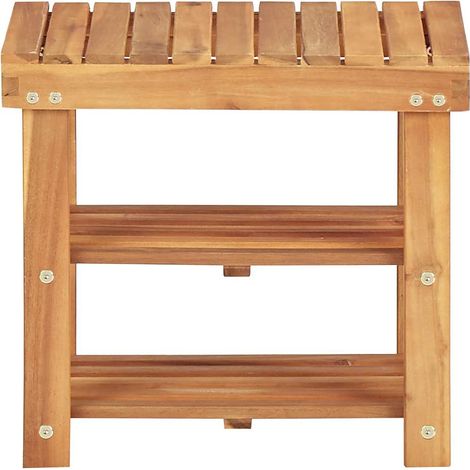 Scarpiera  Mobile per scarpe 50x32x45 cm in Legno Massello di Acacia (1/5)