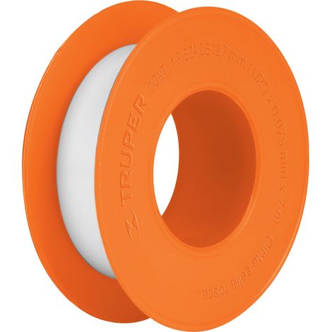 Cinta teflón - 13 mm - 7 m - Blanco