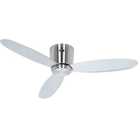 ECO PLANO 112, Ventilator ohne Licht, CasaFan - Colore Pale: Alluminio - Corpo: Cromo Spazzolato (1/5)