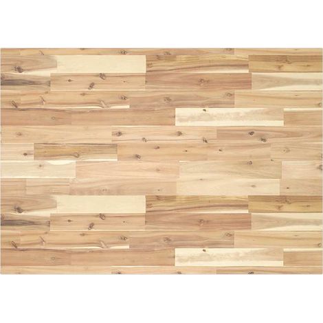 Schreibtischplatte Unbehandelt 120x70x2 cm Massivholz Akazie