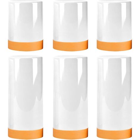 6 Rouleaux Bache Peinture, 110 cm x 20 m Et 55 cm x 20 m, Bache de Protection Peinture Imperméable, Rouleau Plastique Protection Transparent, pour Projets DIY Et Peinture De Murs (1/5)