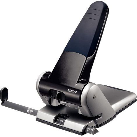 Leitz 5180 taladro de oficina negro aluminio moldeado