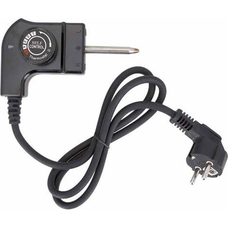 Câble électrique universel pour thermostat de gril 10A 250V – 5 positions – Câble 3 fils – Longueur 2m – Pour installations électriques professionnelles – Recamania