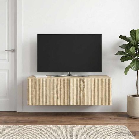 Wandmontierter TV-Schrank Sonoma-Eiche 98 x 41 x 30 cm (1/5)
