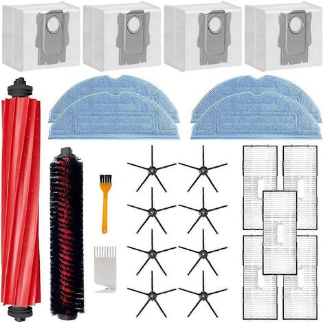 Pièces détachées pour aspirateur Roborock S7 MaxV Ultra / S7 Pro Ultra : kit d'accessoires comprenant une brosse rotative et un filtre. (1/5)