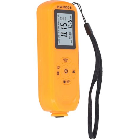 Lackdickenmesser mit vertikalem Bildschirm, hochpräzises Autolackmessgerät für Gebrauchtwagenkäufer, Orange (1/5)