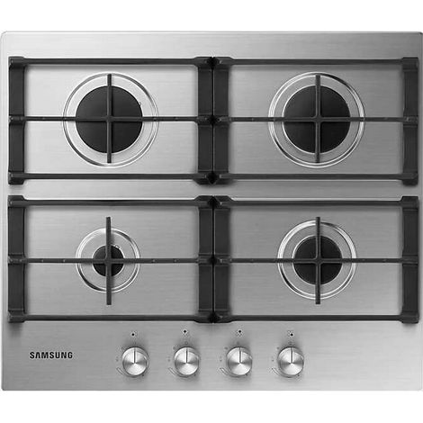 Samsung Piano Cottura a Gas NA64H3010AS/T1 4 Fuochi Inox 60cm (1/2)