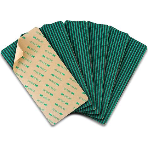 Lot de 6,kit de réparation pour piscine,rustines pour bâche de piscine,vinyle autocollant (PVC) 10 x 20 cm,kit de réparation pour piscine, (1/5)