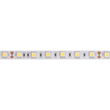 Velleman LED-Streifen, flexibel, selbstklebend, IP61, 300 LEDs, 5 m, 24 V, 6500K, neutralweiß (1/5)