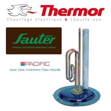Résistance blindée 2200w et joint pour chauffe eau sur socle