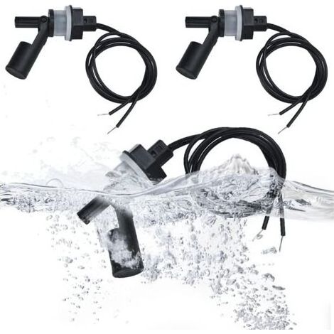 0 - 3er-Pack Wasserstandssensoren, Schwimmerschalter für Pumpe, automatischer Wasserstandsschalter für Schwimmbad/Aquarium (1/5)