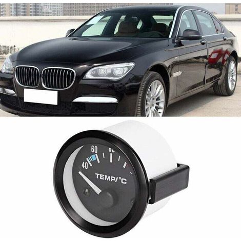 Manomètre-jauge de température d'eau pour voiture – Compteur 52 mm (2 pouces)