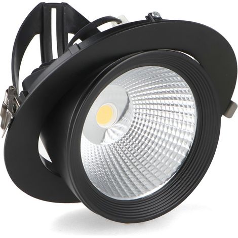 IluminaShop - Foco Downlight LED Orientable Black Track 35W CCT  3000+4000+6000 (1/2)