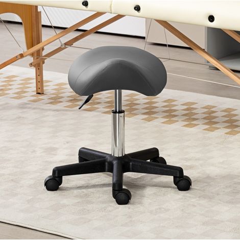 Sedia sgabello ergonomica girevole regolabile OKMYHOME (1/5)
