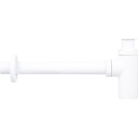 Differnz siphon lavabo design blanc mat (1/3)