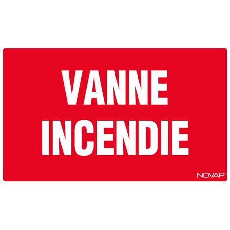 Panneau Vanne d'incendie - Rigide 330x200mm - 4160788