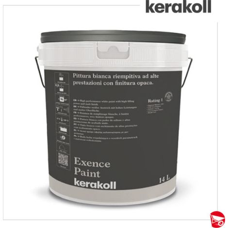 Kerakoll EXENCE PAINT pittura lavabile opaca resistente alle muffe 4 LT