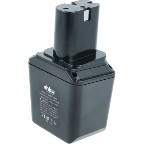 vhbw Batterie compatible avec Bosch série PSR 1ère génération outil électrique (3000 mAh, NiMH, 9,6 V)