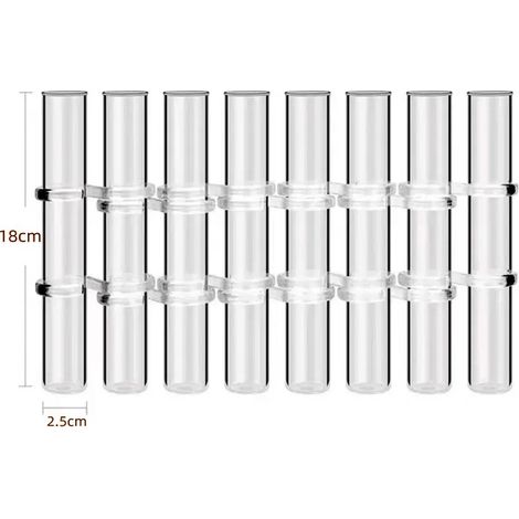 Vases créatifs en tubes à essai transparents, supports pour plantes hydroponiques, décorations pour la maison et le bureau