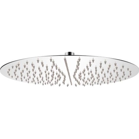 Cabezal de ducha redondo efecto lluvia acero inoxidable 40 cm vidaXL