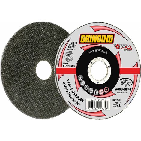Grinding Forza Disco Piano Per Ferro D 115X1,0 Mm - 15 Pz
