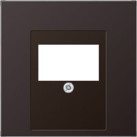Jung Tapa para cajas de conexión TAE, 1 vez, aluminio lacado, serie LS, dark AL 2969 T D