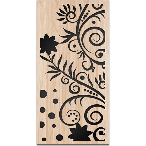 PLANT - Quadro arredo LASERCUT composito Legno e PVC 70x140 cm