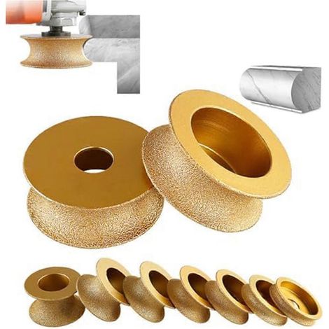 Meule diamantée Edge, meule diamantée manuelle à profil 3 pouces (25 mm) -- (1/5)