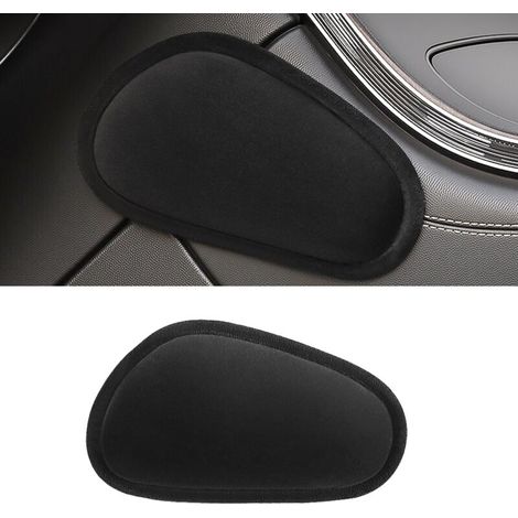 Coussin pour accoudoirs de voiture - Pour genoux et cuisses - Accessoire intérieur de voiture - Noir (1/5)