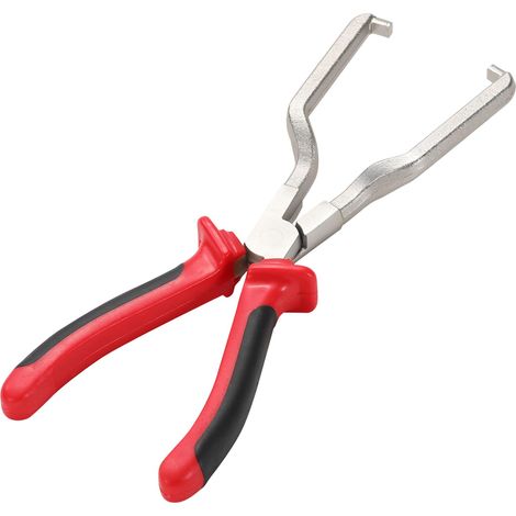 1 Pièce Pince de retrait collier de serrage pour conduite carburant,poignée caoutchouc acier inoxydable,pince retrait de collier serrage pour conduite d'essence,outil de déconnexion de tuyau (1/4)