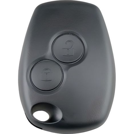 1 Boîtier clé compatible Clio 3, Modus, Twingo 2, Kangoo, 2 boutons, ouverture fermeture, véhicule Renault (1/4)