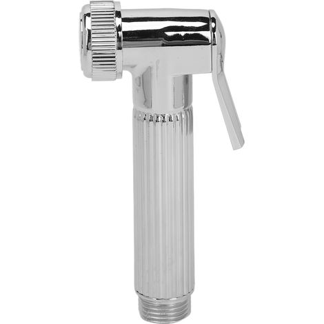 Douchette de toilette portable en acier inoxydable avec pommeau de douche à pression d'eau pour le nettoyage de la cuisine et des toilettes (1/5)