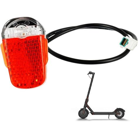 Feu arrière, feu arrière de Garde-Boue pour Ninebot Max G30d, pour Segway Ninebot Max G30 / G30LP / G30LE / G30LE II/ G30D / G30e / G30e II (étanche, Rouge) (1/5)