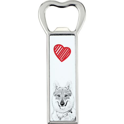 Perro lobo checoslovaco, abridor de botellas con forma de perro lobo checoslovaco, abridor de nevera personalizado, regalo único para hombre de Art-Dog (1/5)