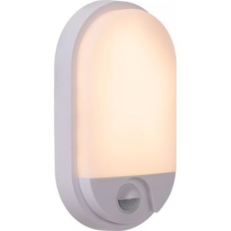 Applique extérieure blanche LED 10W détecteur mouvement Lucide (1/5)