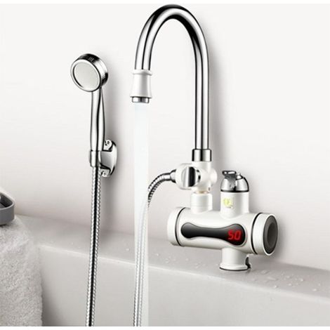 Chauffe-eau Instantané Robinet électrique Douche Cuisine Salle De Bain (1/4)
