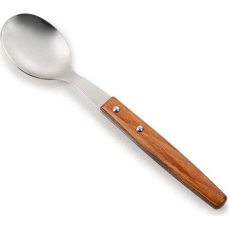 Cucchiaio da tavola 371400 monoblocco di un pezzo di acciaio inossidabile di 18/10 e foglia di 15 cm in scatola. (1/5)