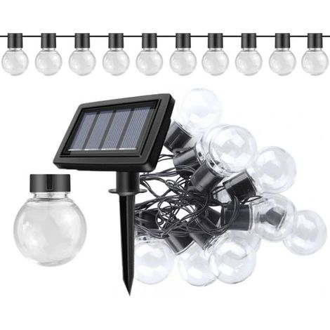 Guirnalda LED solar Luces de jardín Bolas solares