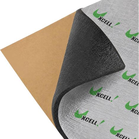 Tapis Anti-Bruit Auto-Adhésif Pour Voiture Isolant Thermique Couleur Argenté, Épaisseur 5mm, 79x39 Pouces, Auto-Adhésif, Ignifuge, Imperméable, Isolation Acoustique Et Thermique (1/5)