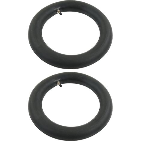 2 chambres à air 2,50/2,75‑10 pouces avec valve droite, en caoutchouc anti-éclatement pour motos 49cc, 50cc et 70cc (1/5)