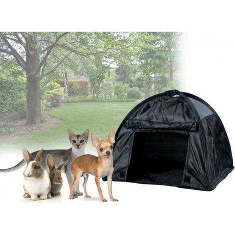TrAdE Shop Traesio - Tenda Pop Up Per Animali Di Piccola Taglia 36 X 36 X 36 Cm Con Finestra - (1/3)