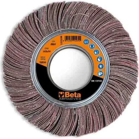 Beta 11310C Roue à lamelles avec alésage en corindon - 200 x 30 mm - 80