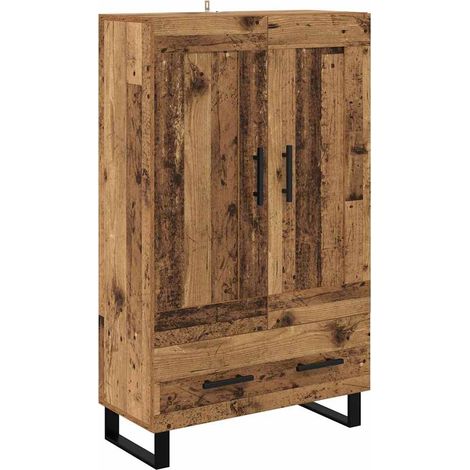 Maison Exclusive - Haut Armoire Bois Ancien 69,5 x 31 x 115 cm Bois d'ingénierie