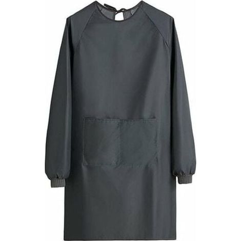 Tablier imperméable à manches longues pour plonge, café, laboratoire, nettoyage de restaurant, protection professionnelle, usage intensif, résistant à l'eau. (1/4)