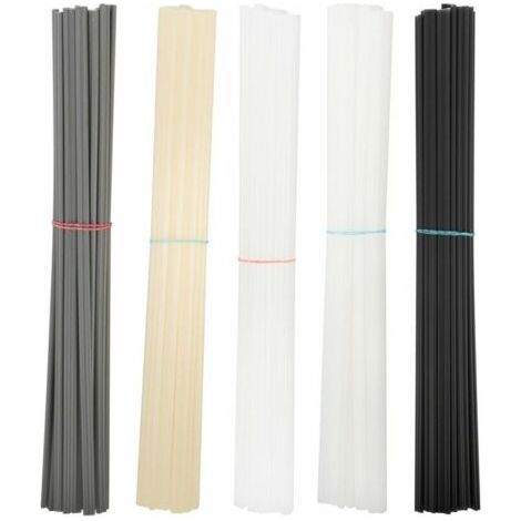 INHHUB Lot de 100 baguettes de soudure plastique ABS/PP/PVC/PE pour pare-chocs de voiture, pistolet à souder plastique/pistolet à air chaud - INHHUB (1/4)