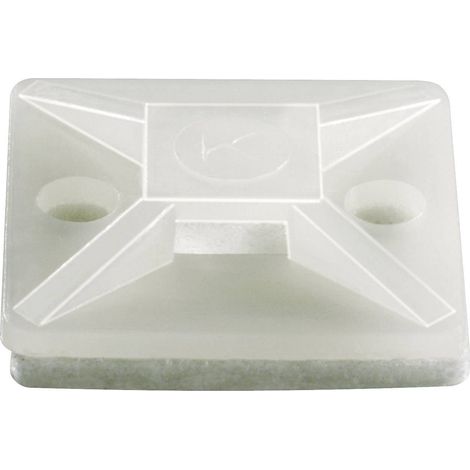 Embase de fixation Plage de Ø du faisceau: 10.10 mm (max) TRU COMPONENTS TC-HCR101S203 1593043 noir 1 pc(s) S027121 (1/3)